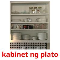 kabinet ng plato picture flashcards