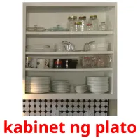 kabinet ng plato picture flashcards