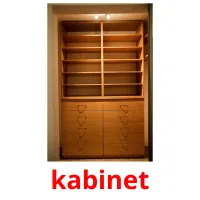 kabinet picture flashcards