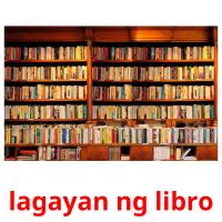 lagayan ng libro flashcards illustrate