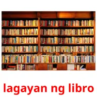 lagayan ng libro picture flashcards