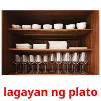 lagayan ng plato picture flashcards