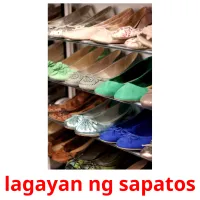 lagayan ng sapatos picture flashcards