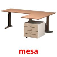 mesa picture flashcards