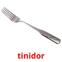 tinidor picture flashcards