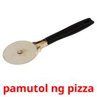 pamutol ng pizza picture flashcards