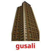 gusali picture flashcards