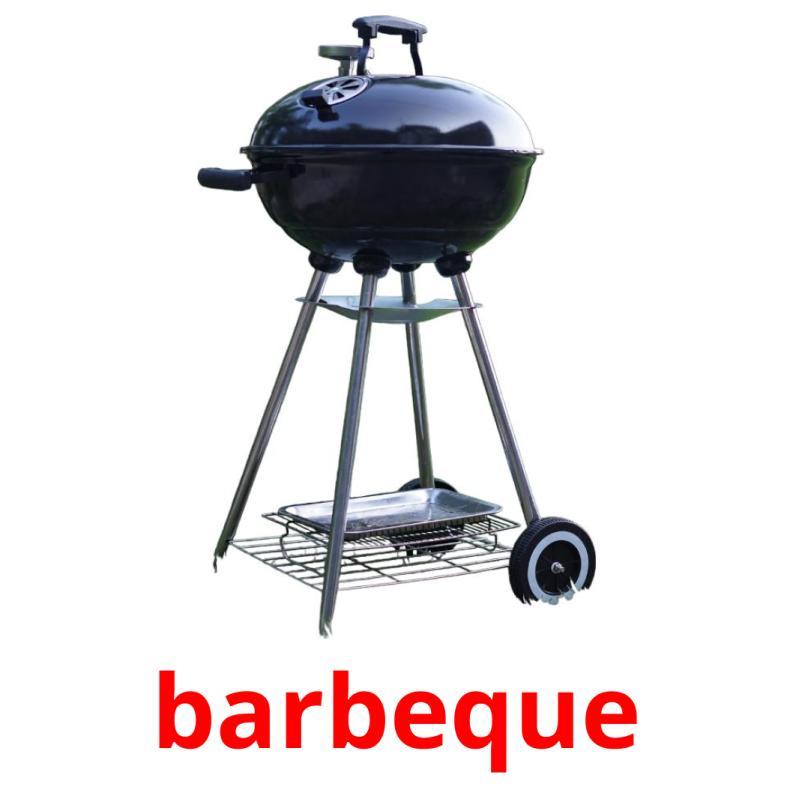 barbeque picture flashcards
