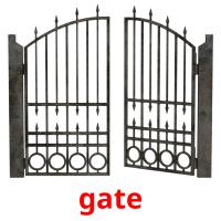 gate picture flashcards