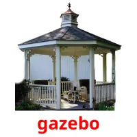 gazebo cartões com imagens