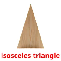 isosceles triangle cartões com imagens