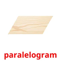 paralelogram cartões com imagens