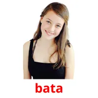 bata cartões com imagens