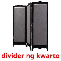 divider ng kwarto cartões com imagens