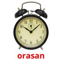 orasan picture flashcards
