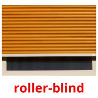roller-blind cartões com imagens