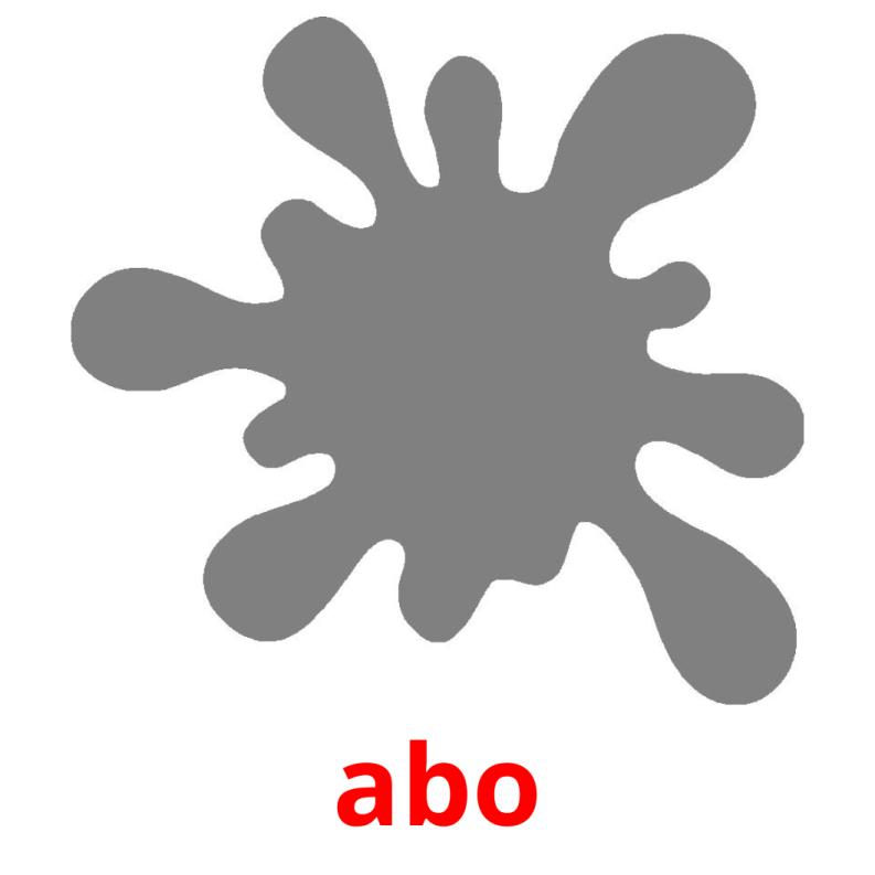 abo picture flashcards