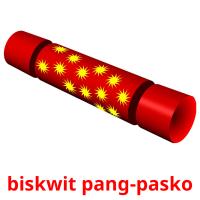 biskwit pang-pasko flashcards illustrate