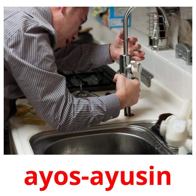 ayos-ayusin picture flashcards