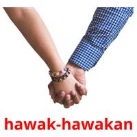 hawak-hawakan flashcards illustrate