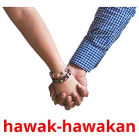 hawak-hawakan picture flashcards