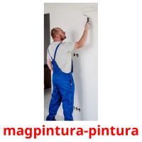 magpintura-pintura flashcards illustrate