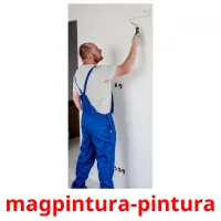 magpintura-pintura picture flashcards