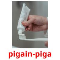 pigain-piga flashcards illustrate