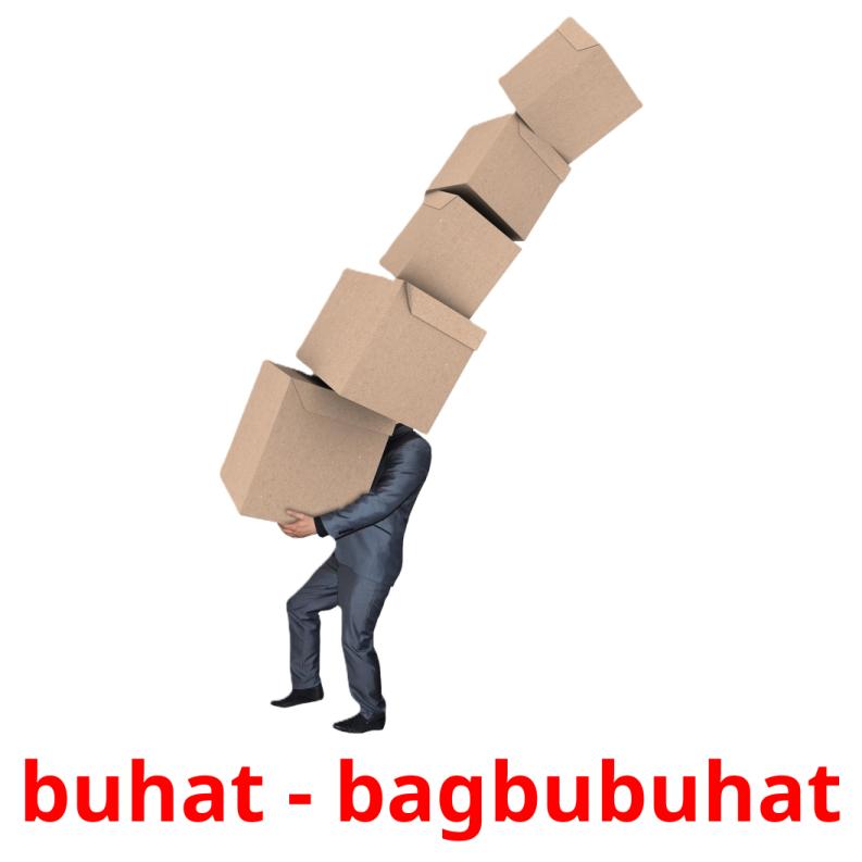 buhat - bagbubuhat picture flashcards