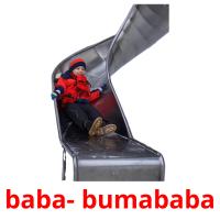 baba- bumababa Tarjetas didacticas