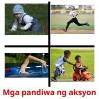 Mga pandiwa ng aksyon Bildkarteikarten