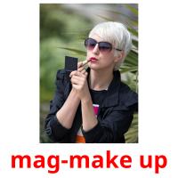 mag-make up flashcards illustrate