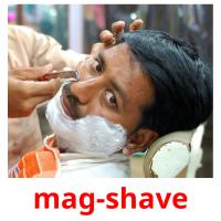 mag-shave Tarjetas didacticas