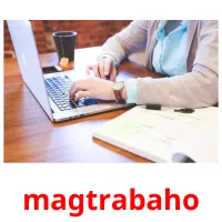 magtrabaho cartões com imagens