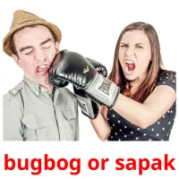 bugbog or sapak picture flashcards