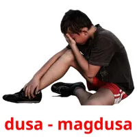 dusa - magdusa picture flashcards