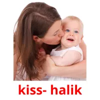 kiss- halik picture flashcards