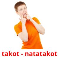 takot - natatakot card for translate