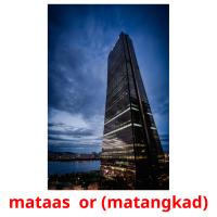 mataas  or (matangkad) card for translate