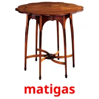 matigas cartões com imagens