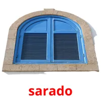 sarado cartões com imagens