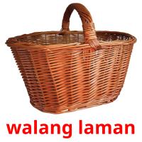 walang laman picture flashcards