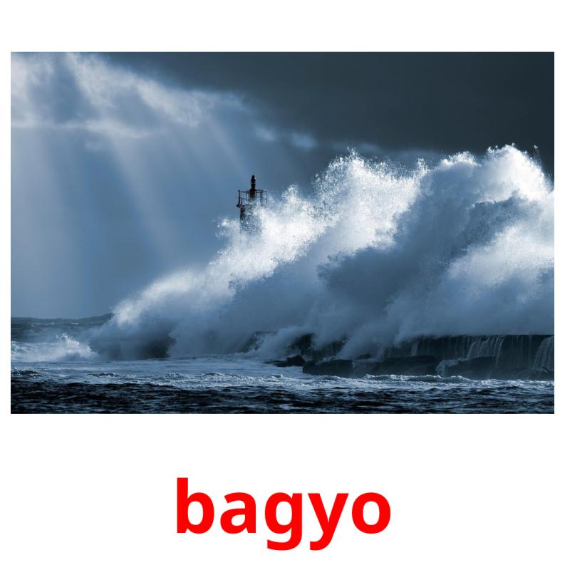 bagyo picture flashcards