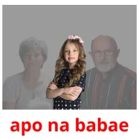 apo na babae cartões com imagens