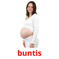 buntis cartões com imagens