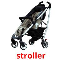 stroller picture flashcards