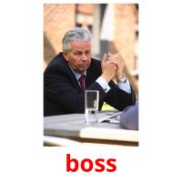 boss picture flashcards