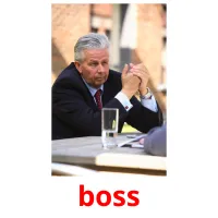 boss picture flashcards