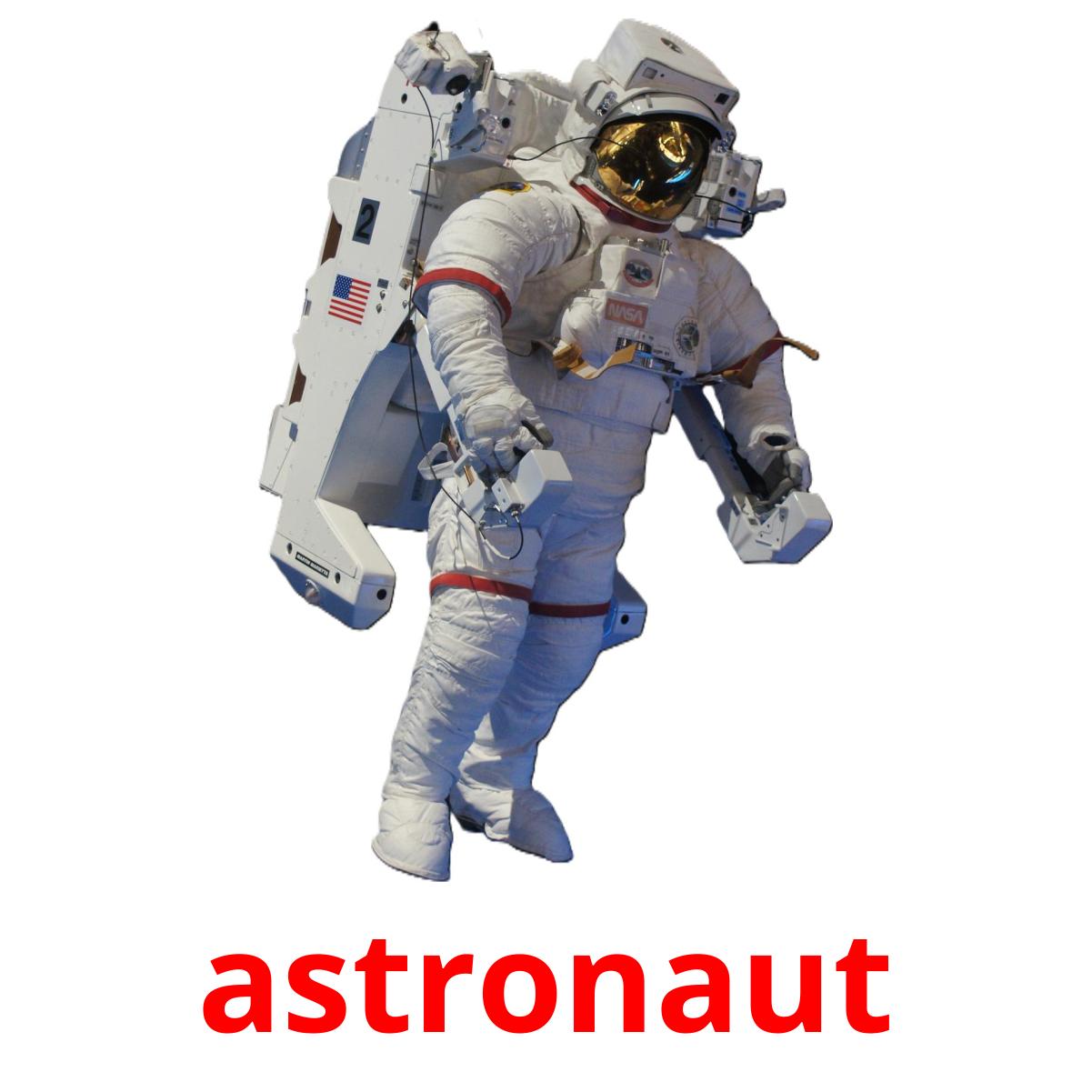 astronaut Tarjetas didacticas