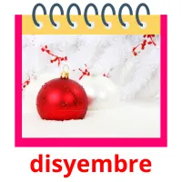 disyembre picture flashcards